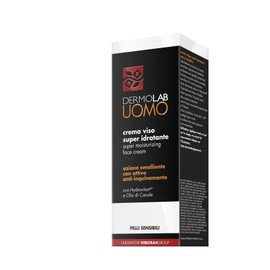 Dermolab Uomo Super Moisturizing Face Cream for Sensitive Skin Deep Moisturizes and Helps Prevent Dryness and Irritation 50ml
