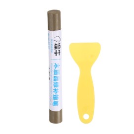 HARFINGTON Wood Filler Sticks Wood Furniture Scratch Repair Filler Sticks Furniture Touch Up Markers with Yellow Scraper for Wood Holes Wood Floor Table Door Cabinet, Gray-Oak