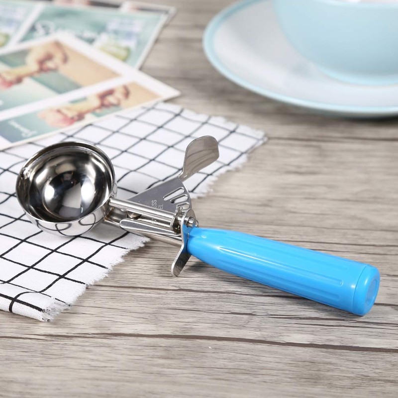 Cuchara práctica de acero inoxidable para helado de frutas con
