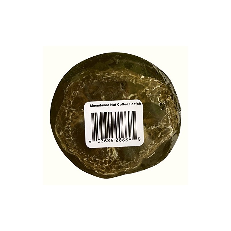 Bubble Shack Hawaii Coconut Loofah Lather Soap (1 Bar, Macadamia