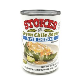 Stokes Green Chile Sauce with Chicken Pack of 3