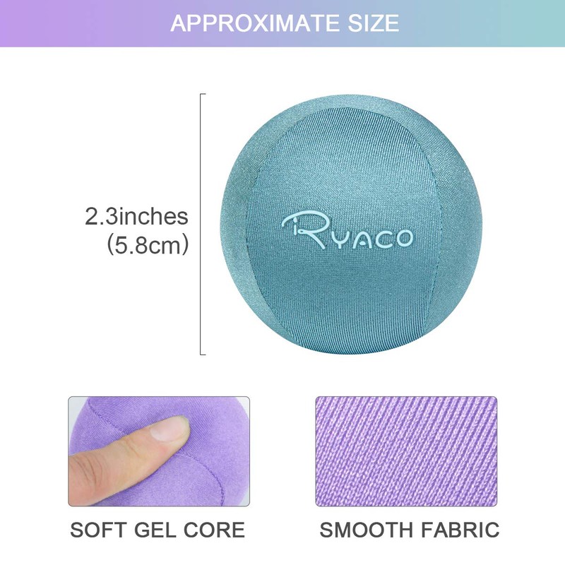 Ryaco Anti-Stress Balls, Hand Trainer, Kneading Ball, Finger Exercise Ball,