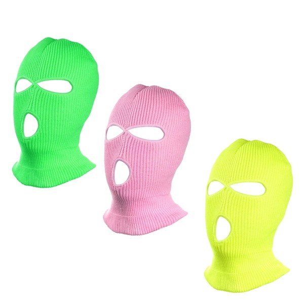 SUNTRADE 3 Hole Beanie Face Mask Ski For Men and