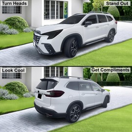 BOGAR TECH DESIGNS Full Headlight Taillight Tint Kit Compatible with Subaru Ascent 2023-2025, Dark Smoke