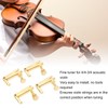 4PCS Violin Fine Tuner Golden Metal Wear Resistant String Fine