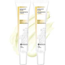 WEUD Contorno de Ojos con Retinal, Pptidos y Probiticos, Crema Ojos Hidratante para Bolsas, Lneas Finas, Ojeras y Arrugas, Cuidado de La Piel Coreano, Eye Cream Coreano para Todo Tipo de Piel (2 Contorno de Ojos)