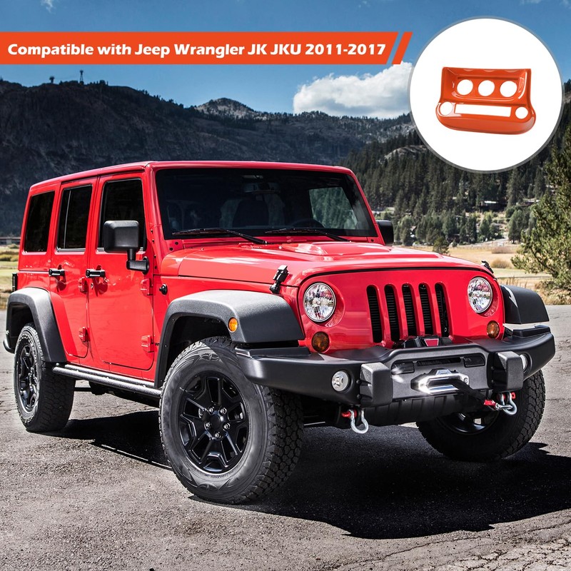 RT-TCZ Wrangler Accessories Air Conditioning Switch Panel Cover Trim Interior