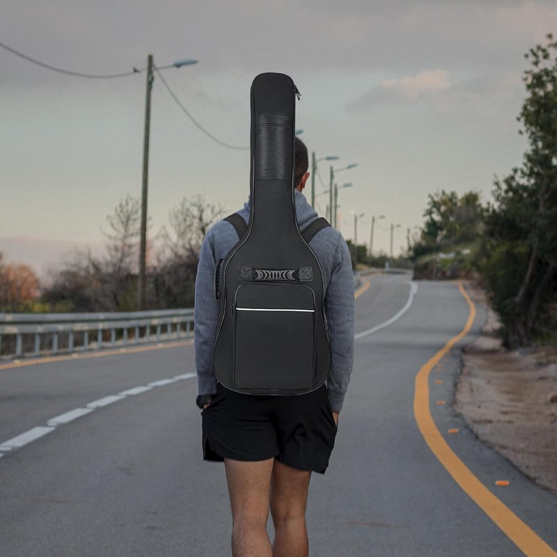 LETSROCK 38 40 41 Inch Electric Guitar Bag, Electric Guitar