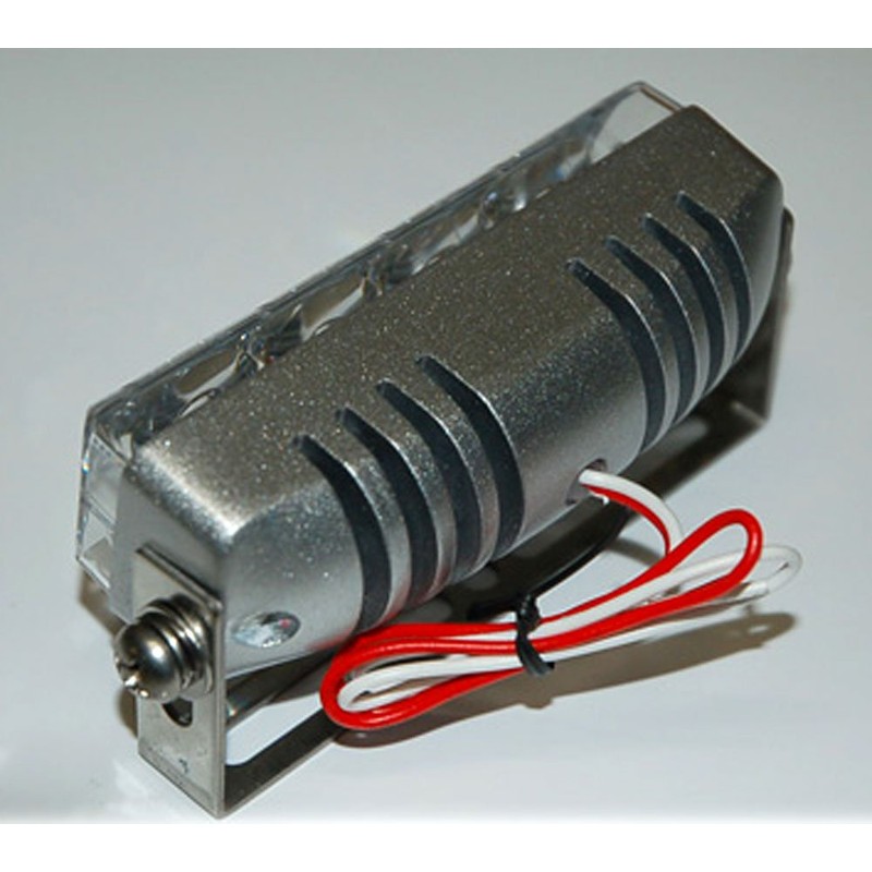 L121 Blue and White Led Strobe Light Kit Includes Flasher