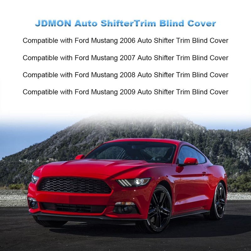 JDMON AUTO Shifter Trim Blind Cover Shifter Protective Cover Compatible