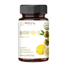 Lemon tablets 600mg 60 tablets Bioclick / 레몬정 정 600mg 60정 바이오클릭