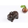 LivelyBuy Lucky Elephant Wooden Statue Home Decoration Evil Defends Talisman