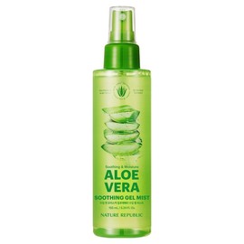 Nature Republic Soothing & Moisture Aloe Vera Soothing Gel Mist, 155ml, 1 piece / 네이처리퍼블릭 수딩 앤 모이스처 알로에베라 수딩젤 미스트, 155ml, 1개