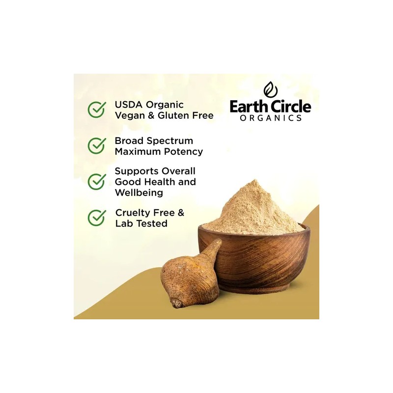 Polvo De Maca Orgánica 1 Lb Vegano - Earth Circle