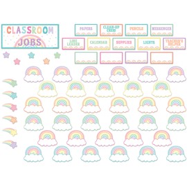Teacher Created Resources Pastel Pop Classroom Jobs Mini Bulletin Board
