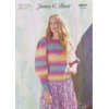 James Brett Womens Double Knit Knitting Pattern Ladies Bishop Sleeve