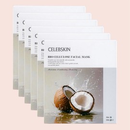 Celeb Skin Bio Cellulose 5th Generation Collagen Mask Pack Moisture Redness Calming Care Moisturizing Mask / 셀럽스킨 바이오셀룰로오스 5세대 콜라겐 마스크팩 수분 홍조 진정케어 보습마스크