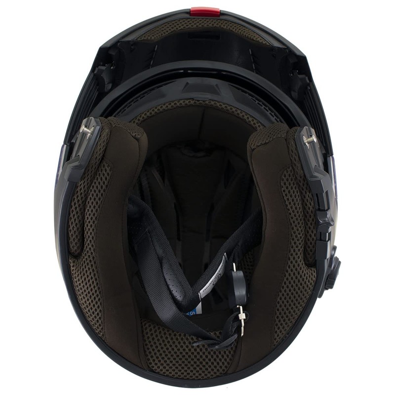 Milwaukee Helmets H7000 Glossy Black MayDay Modular Full Face Wireless