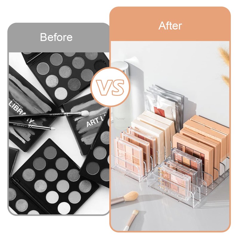Pack of 2 Eyeshadow Organiser, Make Up Palette Organiser with