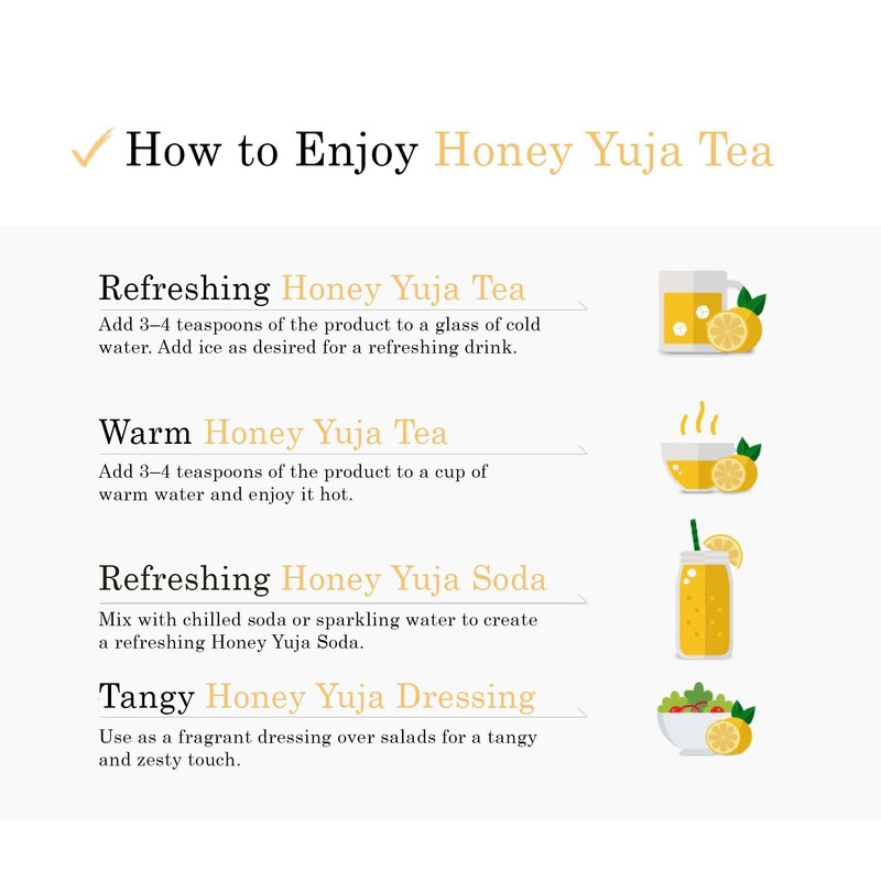 Damtuh Korean Honey Citron Tea Yuja Preserves – Natural Sweetness,