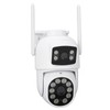 Dual Lens Security Camera 360° Pan Tilt Wireless Surveillance Camera