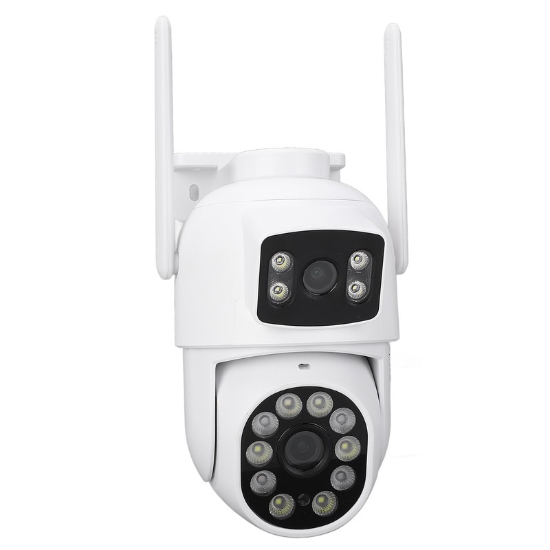 Dual Lens Security Camera 360° Pan Tilt Wireless Surveillance Camera
