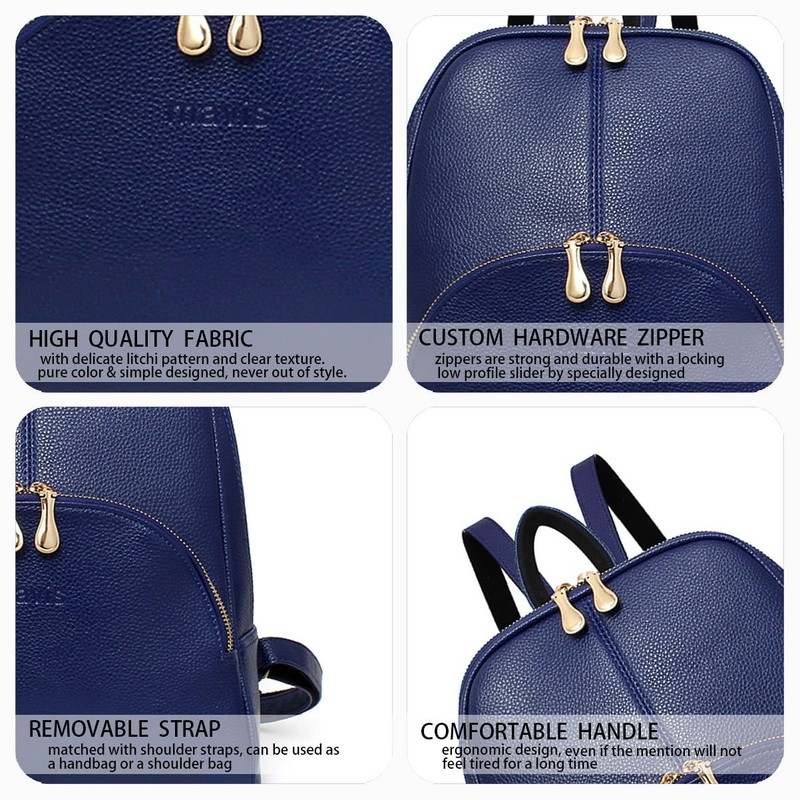 DEERWORD Women's Backpack Bags Women Elegant Bag City Backpack Handbag