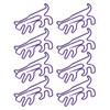 100Pcs Cute Paper Clips Animal Style Exquisite Bright Electroplated Anti