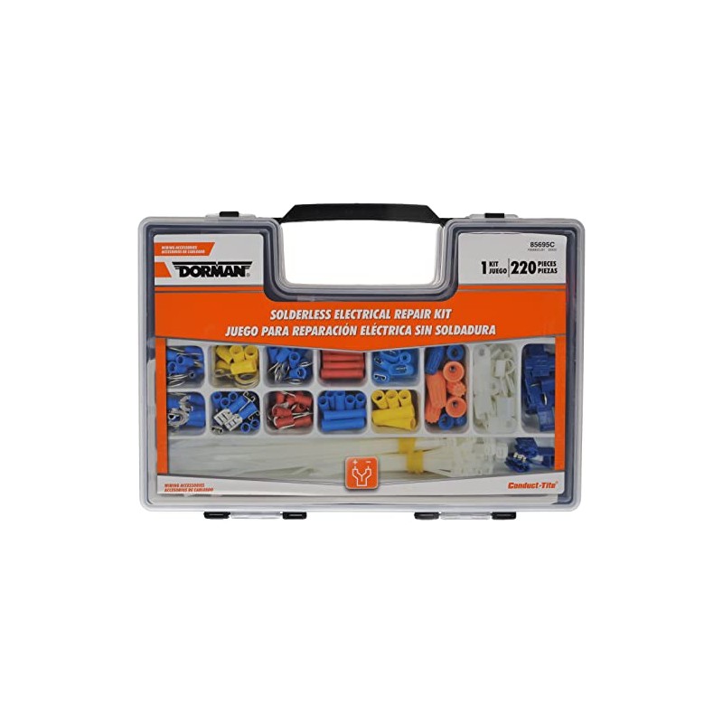 Dorman 85695C 208 Piece Terminal Repair Kit W/Case