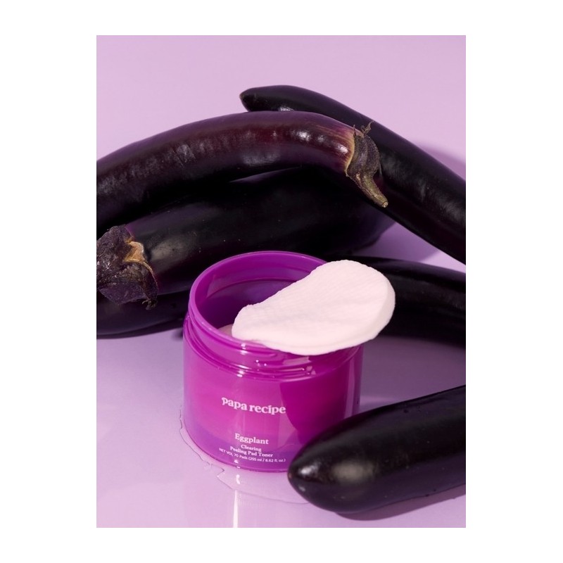 Eggplant Clearing Peeling Pad Toner 255ml (70 sheets) / 가지