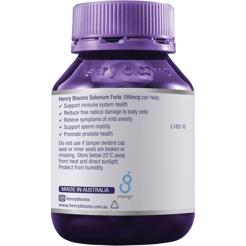 Henry Blooms Selenium Forte 150mcg 90c