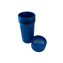 DRYFOB Waterproof Car Key Container, Case, Holder - for Scuba Diving and Watersports. Rugged Aluminum. Rated to 330ft(100m)