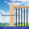 CKE 50 Pack 32" Round Aluminum Deck Balusters, 3/4" Diameter