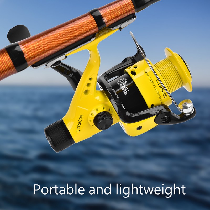 Salt Freshwater Metal Heavy Duty Lightweight Spinning Fishing Reel Tackle