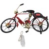 Red Mini Modern Bicycle Model Artwork Home Shop Decoration Ornament