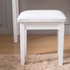 Organizedlife Solid wood vanity stool for makeup,bedroom