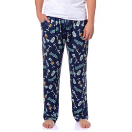 INTIMO SpongeBob SquarePants Men's Sexy Squidward Sleep Pajama Pants For Adults (Small) Blue