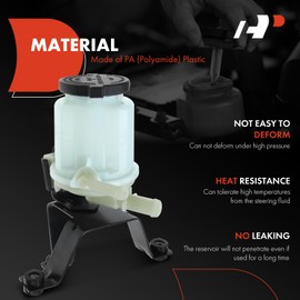 A-Premium Power Steering Reservoir/Tank with Cap & Bracket Compatible with Toyota 4Runner 2003-2010, FJ Cruiser 2007-2009 & Lexus GX470 2003-2009