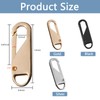 Deoward Zipper Pull, 6 PCS Replacement Metal Zipper Handle Mend