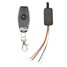 Relay Remote Switch, DC3.5V-DC12V 433MHz Radio RF Transmitter Receiver Module Switch for Electric Door Windows, Hoists etc