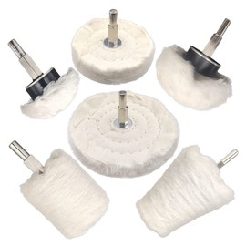 Myqqhbs Buffing Wheel Polishing Wheel Kits for Drill Buffing Pad for Metal Aluminum Stainless Etc