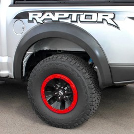 Ford Performance SVT Raptor Red Beadlock Wheel Trim Ring M-1021-F15RD1