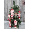 Premier Set Of 5 Nutcracker Christmas Decorations Wooden Tree Decorations