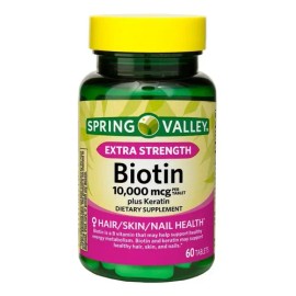 Biotina Premium Piel Cabello Uñas 10,000mcg 60 Caps                                                                                                   