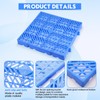 Colingmill 10 Pcs 15.75 x 15.75 x 1.97 Inch Plastic