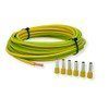 CusoTec Grounding Cable 6 mm² Green/Yellow with 6 Wire End