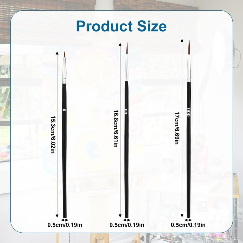 30pcs Detail Paint Brushes, Fine Paint Brush, Fine Detail Paint