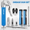 KRETLAW Mini Grease Gun (3000PSI) with Double 3oz Cartridge Grease