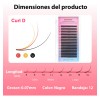 Pestañas Postizas Itntfn 3d Forma U Naturales Y Voluminosas