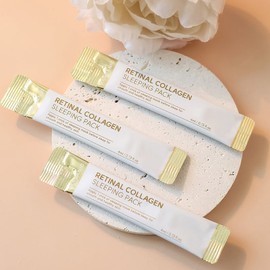 Hanganik 한가닉 레티날 콜라겐 슬리핑팩 4ml X 30포 마스크팩 수면팩 Hanganic Retinal Collagen Sleeping Pack 4ml X 30 Pouches Mask Pack Sleeping Pack